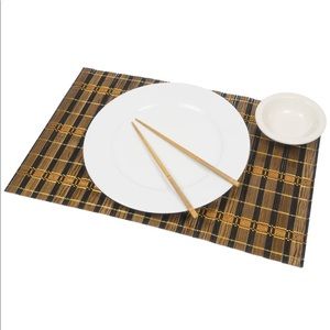 Bamboo Placemat Set - Eco-Friendly Set of 4